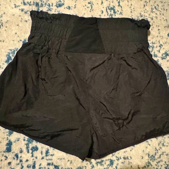 Free People -The Way Home- Women’s High-Waist Black Shorts -Medium NWOT - Picture 2 of 7